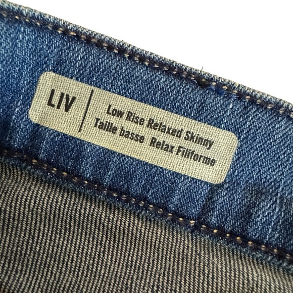 True Religion Liv Low Rise Relaxed Skinny denim jeans button fly women’s 24 - Picture 7 of 13